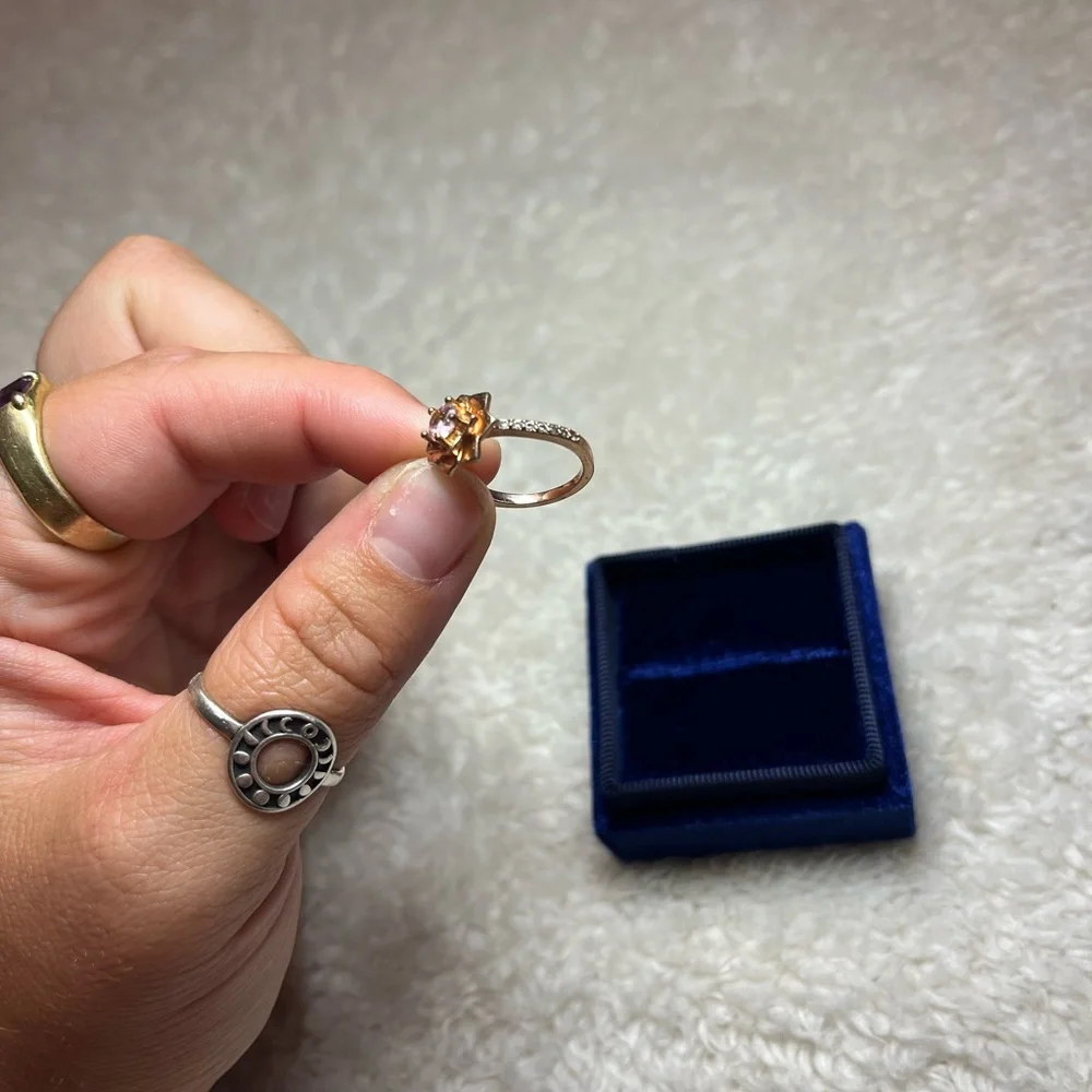 NEW Pink Rose Ring